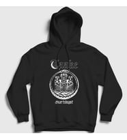 Presmono Unisex Siyah Svartekunst Taake Kapüşonlu Sweatshirt 448510tt
