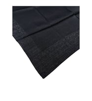 Mısırlı Eşarpları Parılıtlı Prenses Monogram Eşarp (Siyah)