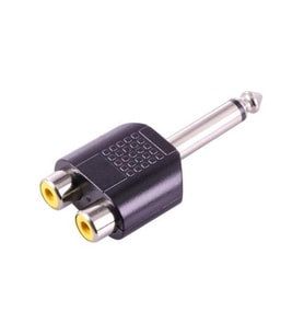 Powermaster PM-4210 6.3 Mono Erkek-2 Rca Dişi Çevirici Jack
