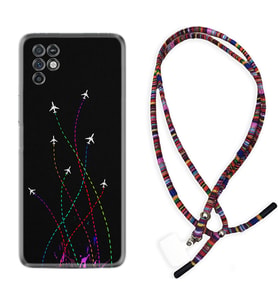 INFINIX Note 11 Pro Note 10 Hot 9 Play Kılıf Boyun Asklı Rasta Silikon Line Planet 1736