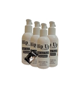 HipUp 4 Adet Kalça Dikleştirici Büyütücü Sıkılaştırıcı 120 ml + 1 Adet Jel Hediye