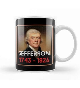 Jefferson Retro Rainbow Style Kupa Bardak Porselen