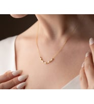 925 ayar papatya silver dorica kedi gözü taşı kolye<kedi gözü ,özel kolye<rose,gold,rodaj>