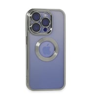 Apple İphone 15 Pro Max Kılıf Slot Silikon - Gümüş