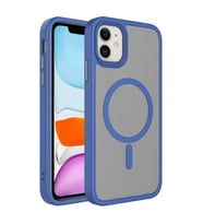 Coverzone ?Phone 12-12 Pro ile Uyumlu Sert PC Arka Y�zey Wireless ?arj �zellikli Buzlu Saydam ZF Kapak