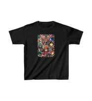 Unisex Çocuk Baskılı T-Shirt - Siyah