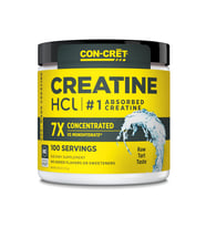 CON-CRET Creatine HCl Powder Muscle, Cognitive, Cellular Energy Support No Bloating or Cramps USA Made & NSF Certified Unflavored (100 Serving).58.