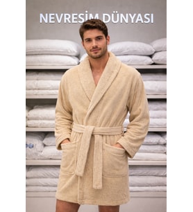 Mulvxurg  Urg02  Pamuklu Tek Bornoz Capp  M Beden (Mulvix)