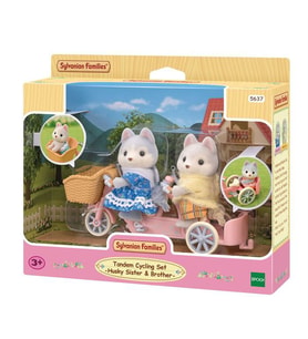 Sylvanian Families Tandem Bisiklet Seti Husky Kardeşler 5637