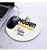 İsimli Maden Mühendisi Temalı Yuvarlak Mousepad