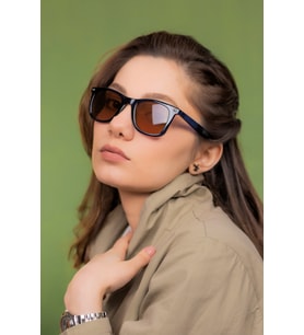 Edgar Navy Blue Polarize Güneş Gözlüğü