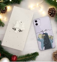 Kaykay Kız Tasarımlı Kişiye Özel Şeffaf Telefon Kılıfı (Tüm Telefon Modelleri Mevcuttur.) - Hediye Kutulu