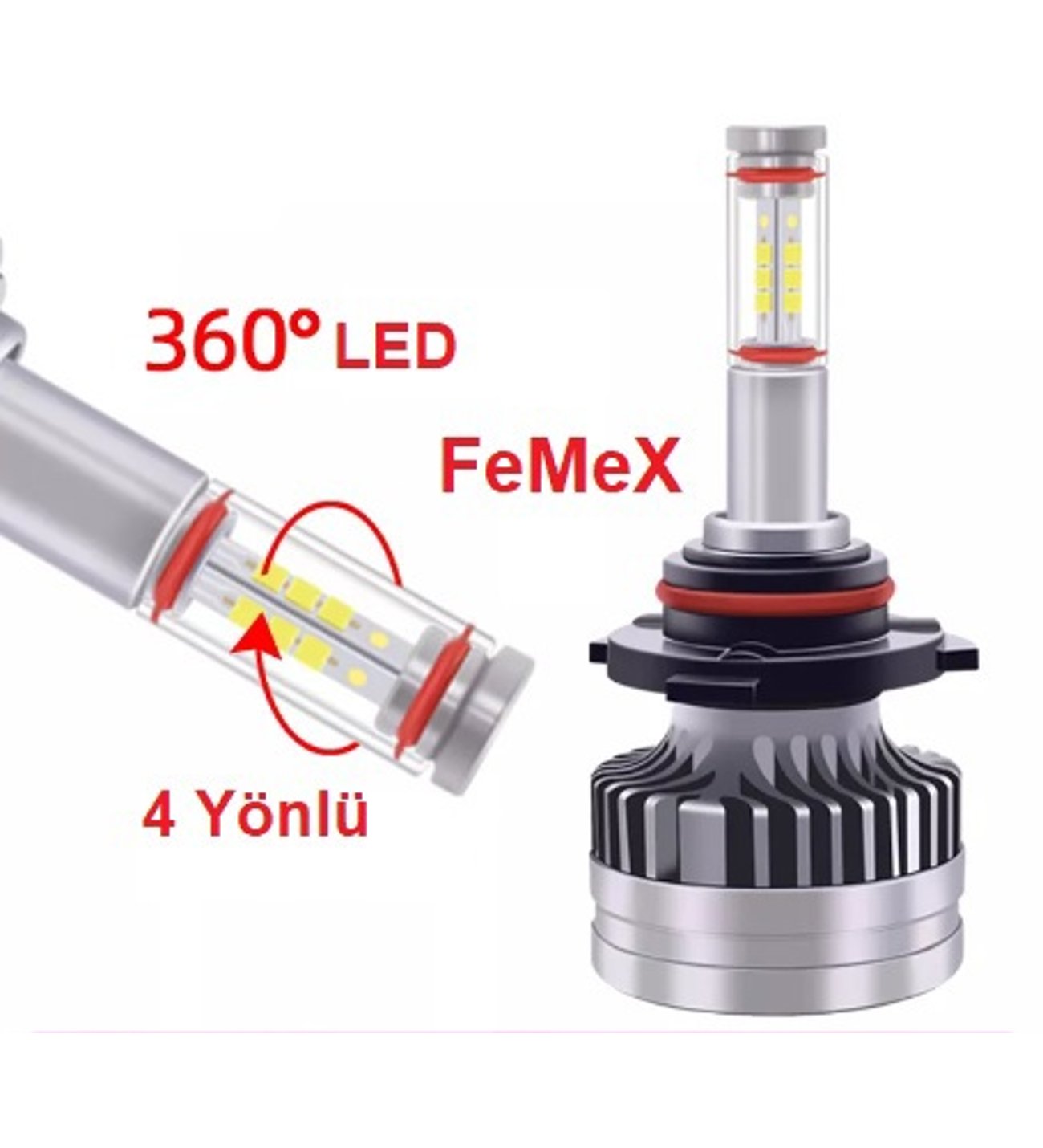 FEMEX 360* CSP SUPERİOR 4 YÖNLÜ CHİPSET HIR 9012 LED XENON LED