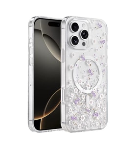 İphone 16 Misk Simli Kapak - Desen 2