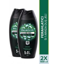 Palmolive Men 5in1 Cooling Feel Of Muscle Relax 500 ml Erkek Duş Jeli X2 Adet
