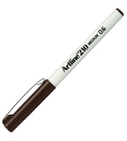 ARTLINE EK-210N KEÇE UÇLU YAZI KALEMİ 0.6mm KOYU KAHVERENGİ
