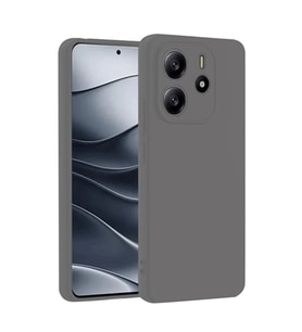 Xiaomi Redmi Note 14 4g Kılıf First Silikon - Gri