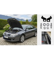 Renault Laguna 3 Kaput Amortisör Sistemi: Kaput Çubuğuna Son, %100 Yerli Üretim! (Siyah)