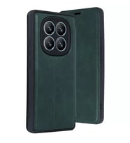 Xiaomi Redmi Note 14 Pro 5g Kılıf Flip Cover - Koyu Yeşil