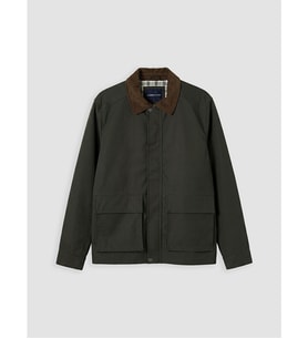 LCWAIKIKI Classic Haki Regular Fit Kadife Yaka Erkek Ceket
