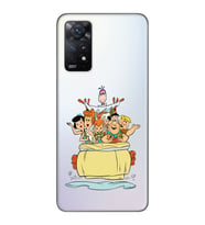 Xiaomi Redmi Note 12 PRO 4G Uyumlu Taş Devri Tasarımlı Şeffaf Telefon Kılıfı
