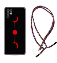 INFINIX Note 11 Pro Note 10 Hot 9 Play Kılıf Boyun Asklı Rasta Silikon Red Moon 1710
