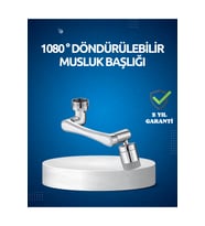 Dönen Musluk Başlığı 1080 Derece Ayarlanabilir Filtreli Sprey Uç - KL3302-7779