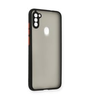 Galaxy A11 Kılıf Montreal Kapak - Siyah