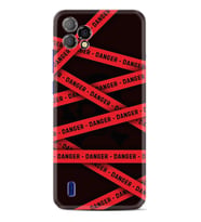 Reeder P13 Blue Plus 2022 Kılıf Resimli Desenli Baskılı Silikon Kılıf Danger 1372