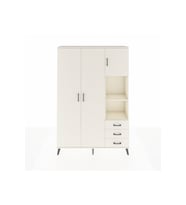 Arges Gardrop 5 Raflı 3 Çekmeceli Tek Askılı 132x30x195 Aytaşı-Aytaşı
