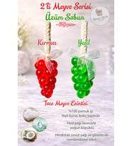 El Yapımı Üzüm Salkım Sabun(Kırmızı-Mor-Yeşil)
