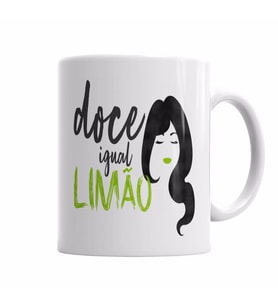 Doce igual Limao Kupa Bardak Porselen