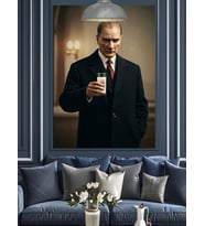 Mustafa Kemal Atatürk Ve Rakı Dekoratif Kanvas - Mdf Ahşap Tablo
