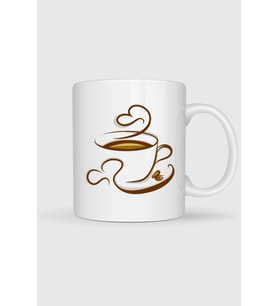 Kahve Cappuccino Espresso Çay Kafe Tasarımlı Kupa Bardak