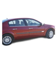 Renault Megane 2 Sedan Krom Cam Çıtası 2004-2010 Paslanmaz Çelik 4 Parça