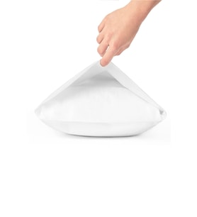 MyCey 2 Adet Pamuklu Yastık Kılıfı Fermuarsız Beyaz 50x70 cm