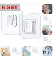 Geçmeli Klips Eşya Sabitleme Askısı 5 SET (5343)