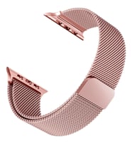 Microsonic Apple Watch Series 7 41mm Milanese Loop Kordon Rose Gold