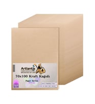 70x100 Kraft Kağıt 80 Gr 10 Adet Artlantis Kraft Saman Kağıt 70x100 10 Adet (Karışık)