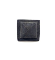 Antika Tarz Dekoratif Pirinç Flanşlı Piramit Kabara - 29 Mm, Oksit
