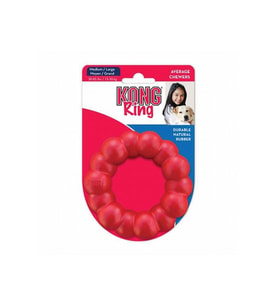 KONG Ring Köpekler için Yüzük Şeklinde Çok Amaçlı Isırma Oyuncağı S/M