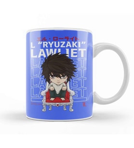 Death Note L L Lawliet Chibi Kupa Bardak Porselen