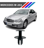 Mercedes W203 C Class Davlumbaz Klipsi 81471-911-992 M1700-6 50 Adet