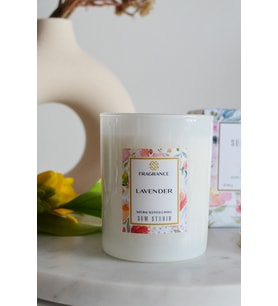 SUM STUDIO Lavanta Kokulu Ahşap Fitilli Doğal Mum 180 gr