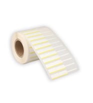 Kuyumcu ve Gözlük Etiketi Beyaz-Sarı Çizgili 10 mm X 76 mm İthal