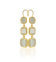 Kadir Jewellery 22 Ayar Altına Kaplama Kadın Sallantılı Küpe -El İşçiliği Ve Hipoalerjenik Küpe