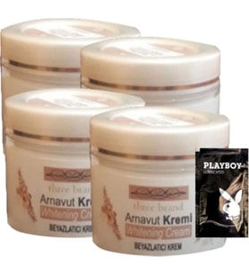 Three Brand 4lü Adet Arnavut Whitens Cream LFHX0420 100 ml + 1 Adet Jel Hediye