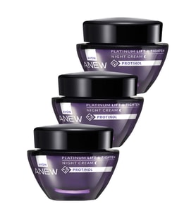Anew Platinum Lift & Tighten Gece Kremi 50 Ml. Üçlü Set
