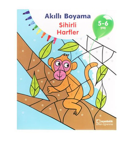 5-6 Yaş Akıllı Boyama Sihirli Harfler Uçanbalık Yayınları