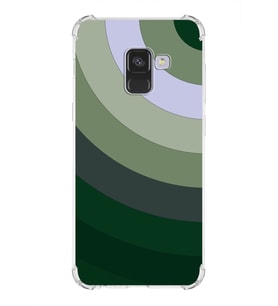 Samsung Galaxy A8 2018 Uyumlu Köşe Korumalı Antişok Kapak Renk Cümbüşü Tasarımlı Şeffaf Kılıf